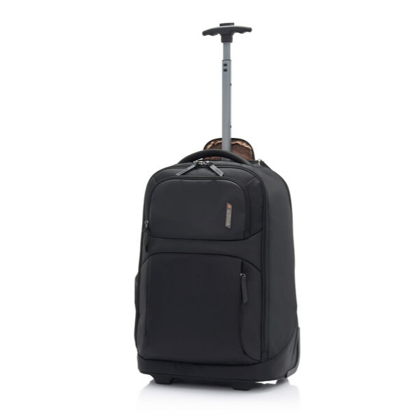 Backpack trolly AMERICAN TOURISTER tas ransel roda trolley traveling original