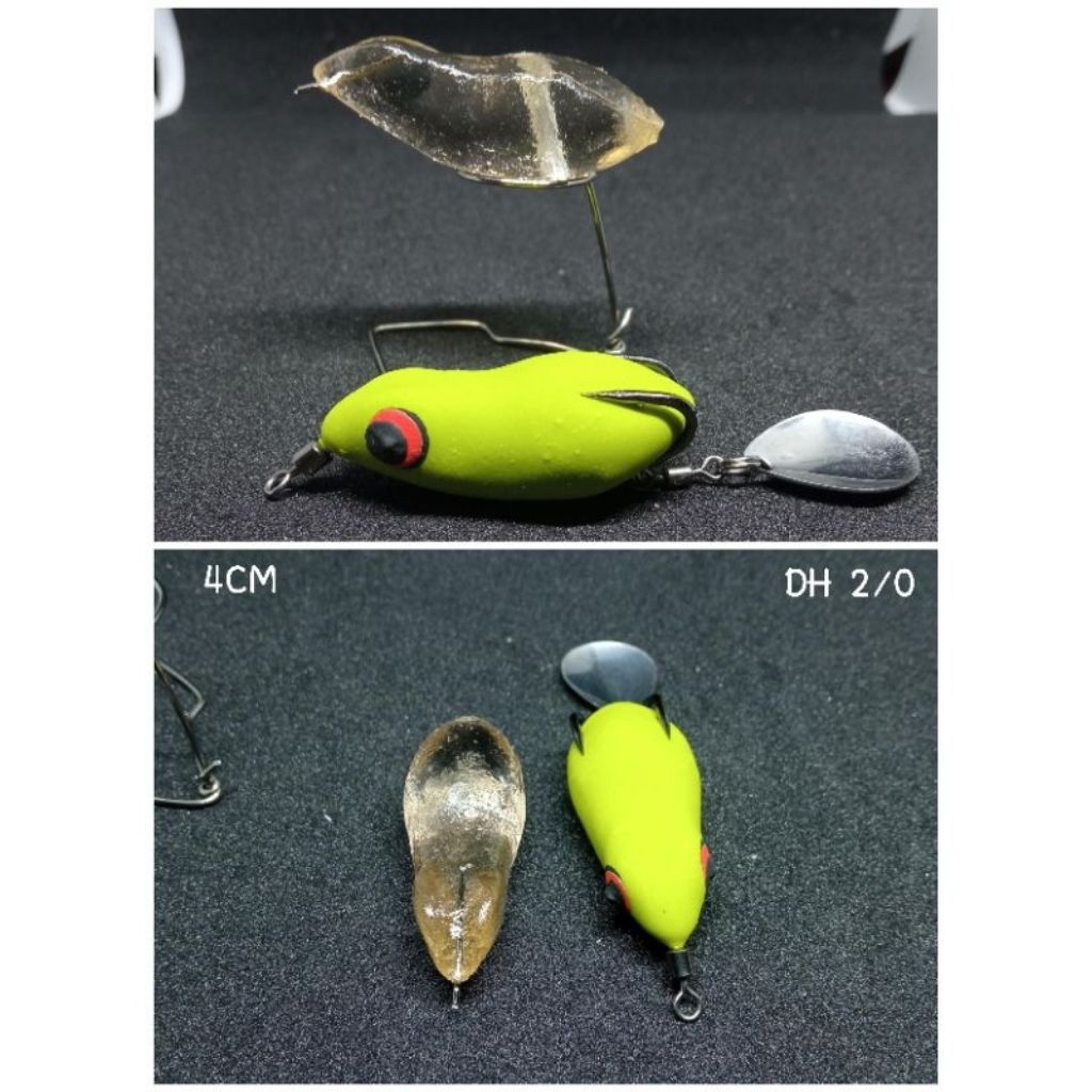 molding soft frog 4cm / cetakan softfrog