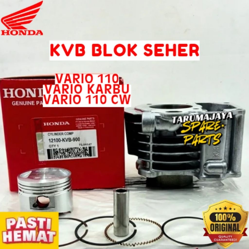 BLOK SEHER ORIGINAL HONDA KODE KVB, BLOK SEHER VARIO 110, BLOK SEHER VARIO KARBU, BLOK SEHER VARIO 1