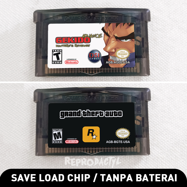 Kaset Game Grand Theft Auto Advance GTA Gekido Nintendo GameBoy GBA SP