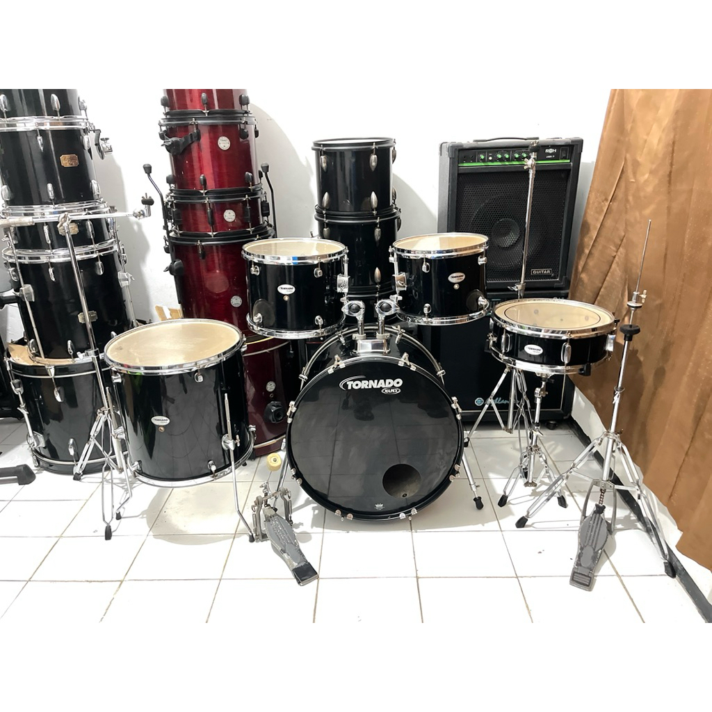 Drum akustik Mapex Tornado murmer‼️l