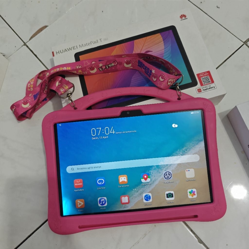 Huawei Matepad T10s 4/128 Second Buat Anak Siap Pakai