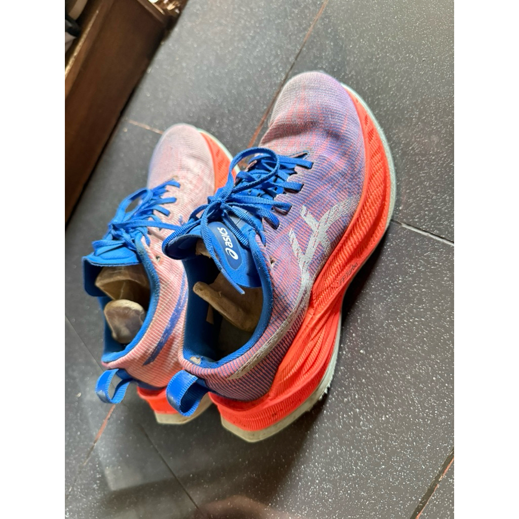 preloved asics superblast 1 size 39 sy biasa pake 38 krna untuk running hrs upsize 1cm