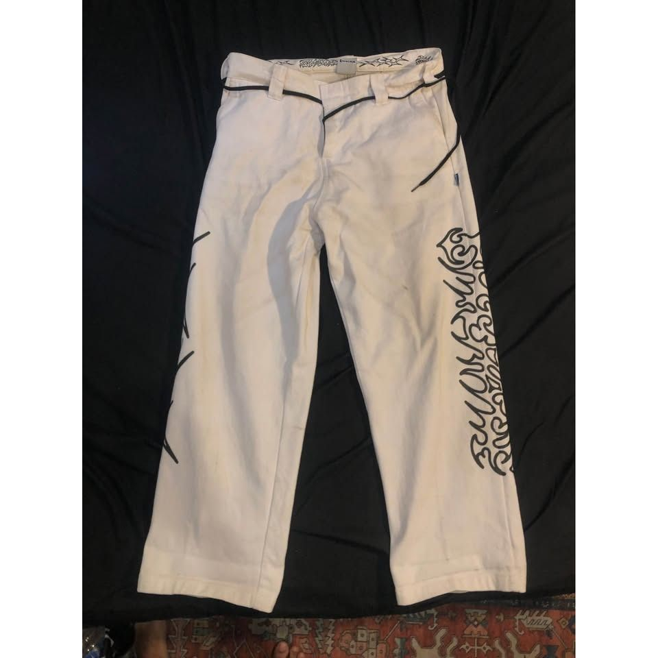 EMERALE x STEVE MARLON LONG PANTS WHITE