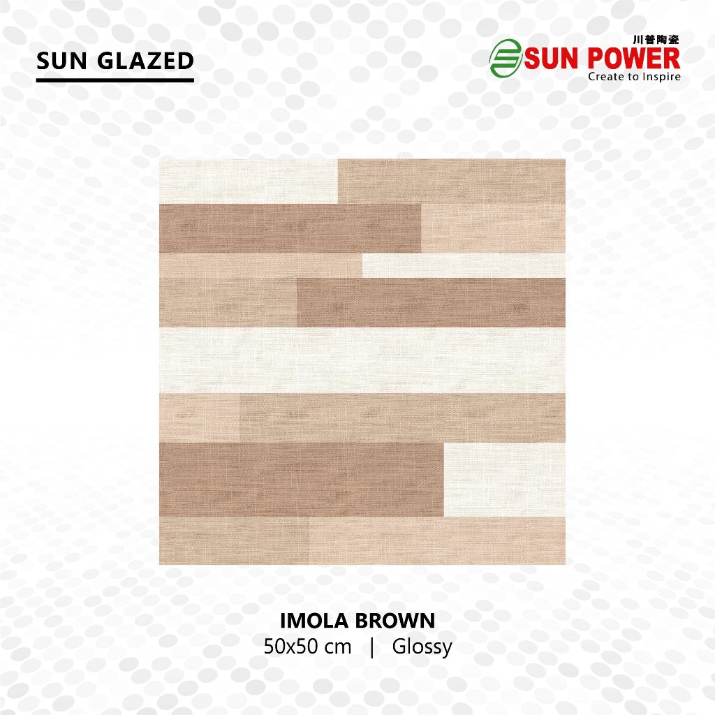 SUN POWER Imola Series 50x50 Matt – Keramik Tiles (Sun Glazed Tiles) Lantai & Dinding Sun Power Cera
