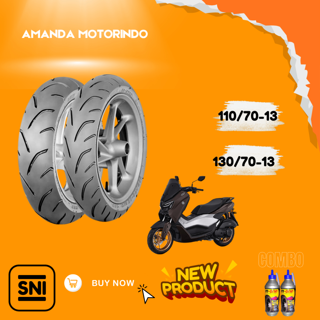 BAN NMAX IRC 110/70-13 & 130/70-13 TUBELESS / Ban Nmax IRC