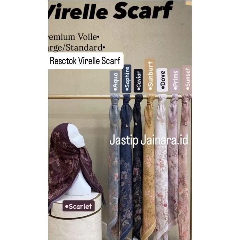 Virelle Scarf Heylocal.id / Scarf Heylocal / Jastip Heylocal.id