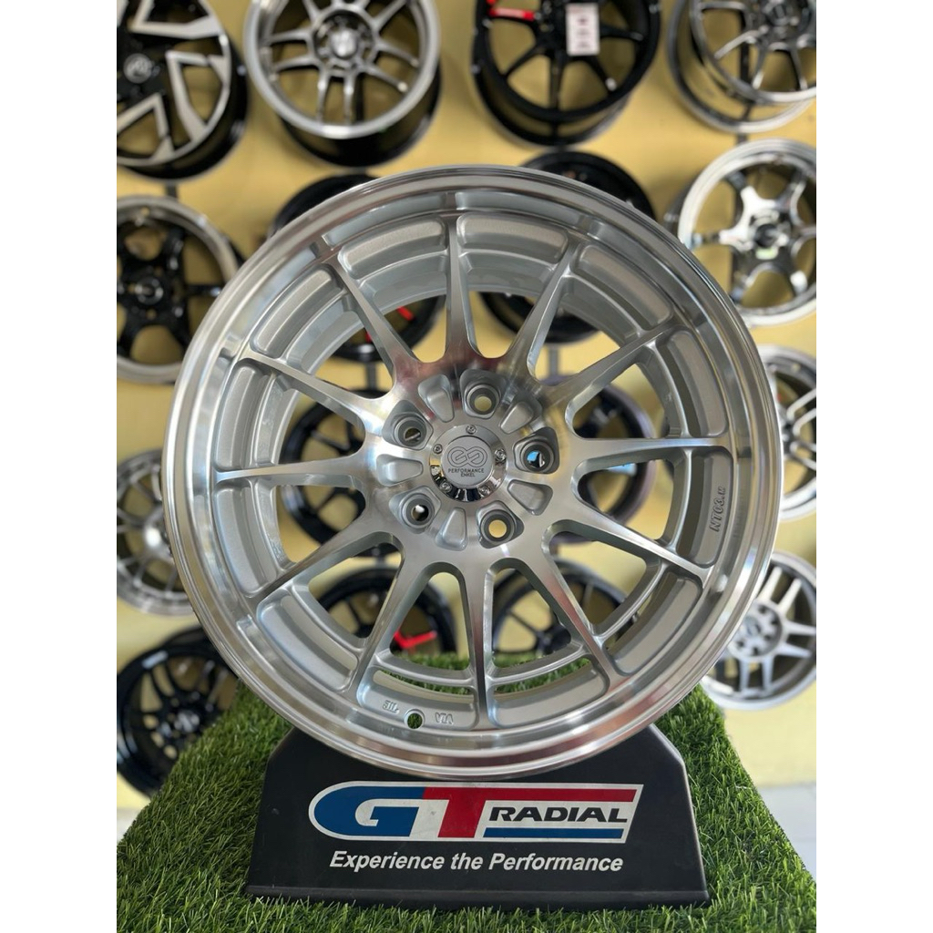 velg enkei spider r17 5x114pcd full polish by jf luxury