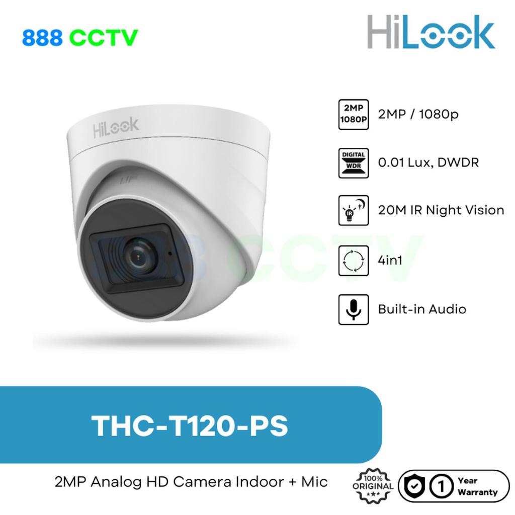 HILOOK THC-T120 PS 1080P CAMERA INDOOR HILOOK TURBO HD AUDIO CAMERA