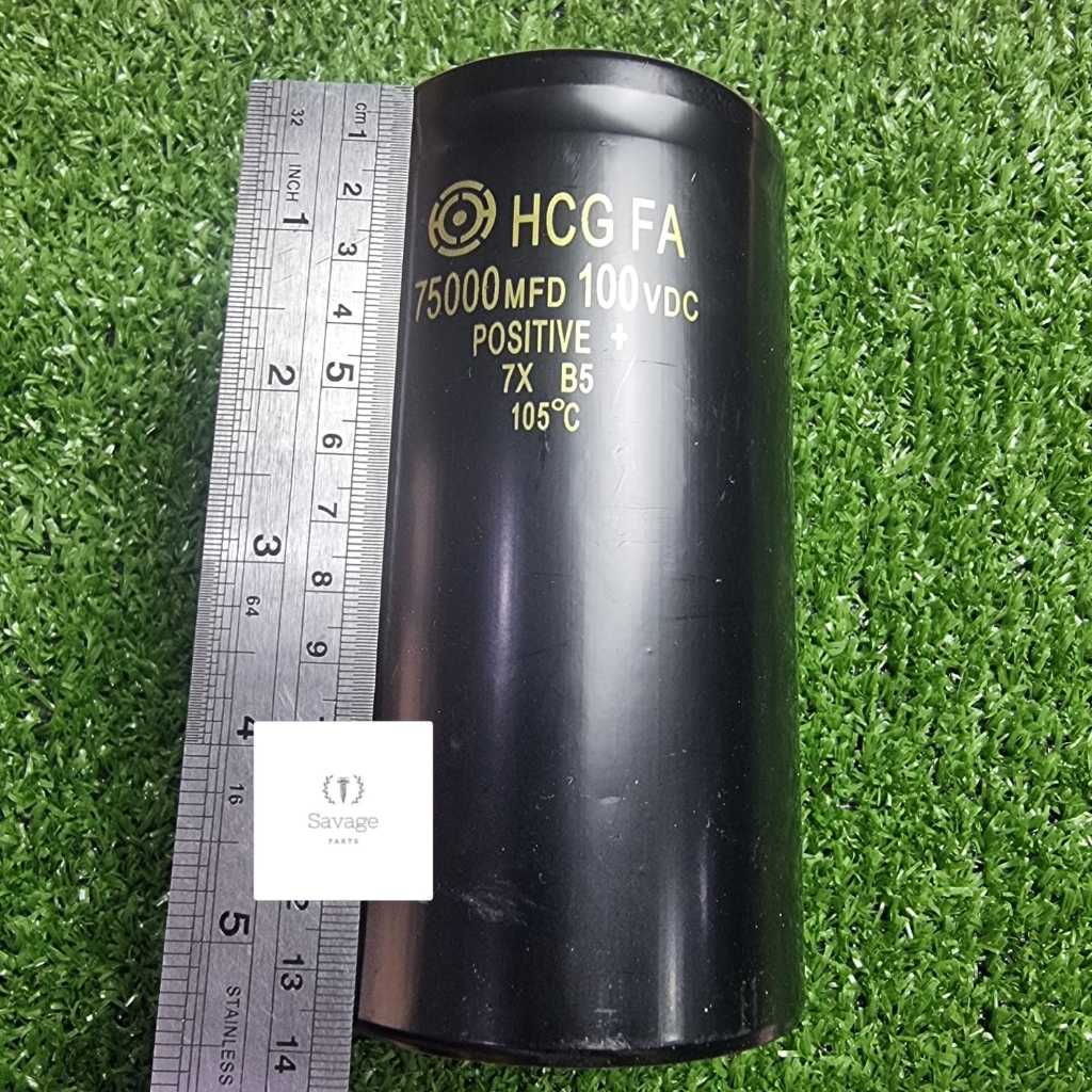 ELCO 75000UF 100V HCG CAPASITOR ELKO 75000 UF 100VOLT HCG KAPASITOR