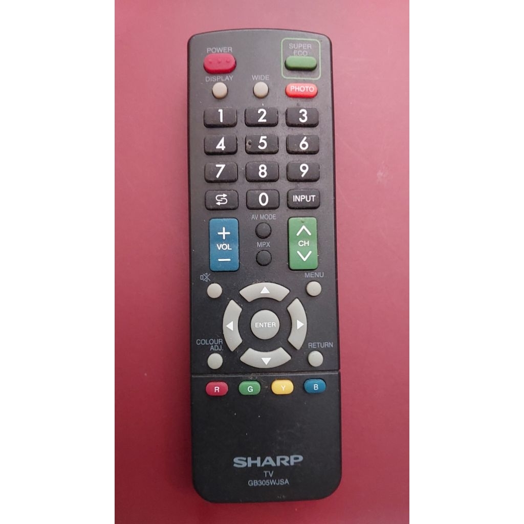 Remote TV SHARP GB305WJSA (second)