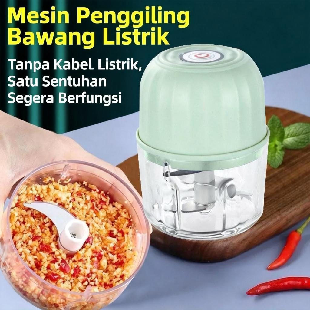 chopper mini blender chopper coper daging dan bumbu blender bumbu dapur blender portable Pisau peral