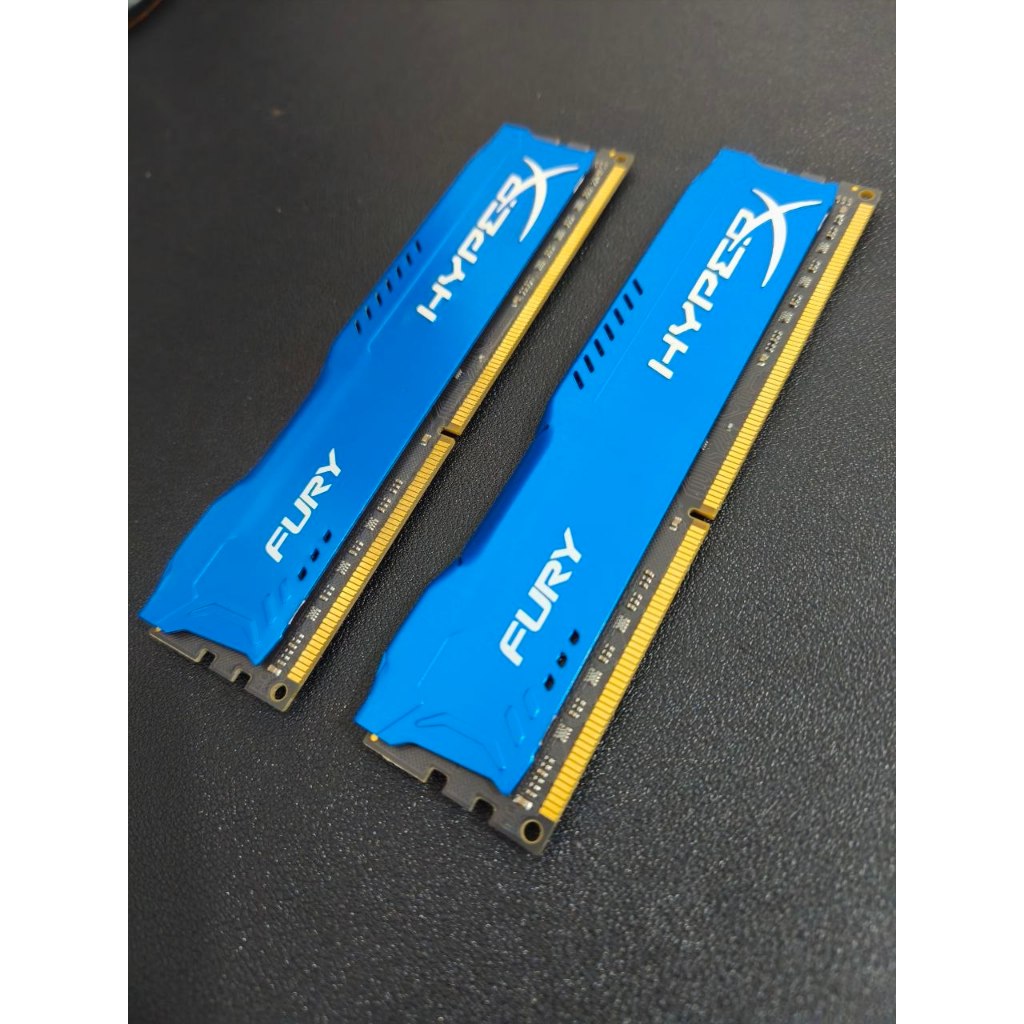 kingston fury hyperx ram ddr3 16gb 1600mhz 2x8gb second/bekas