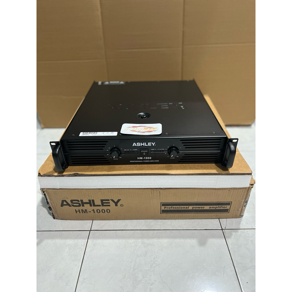 POWER AMPLIFIER ASHLEY HM-1000 HM1000 HM 1000 AMPLI Power Ashley Hm1000 Class H  Power Rumahan Ashle
