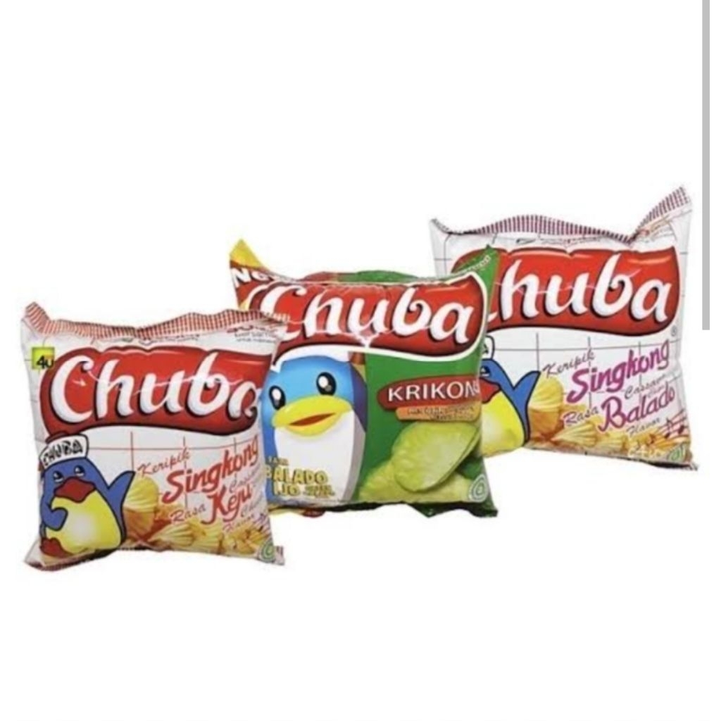 Keripik Singkong Chuba Rasa Keju, 20 pcs per Pack