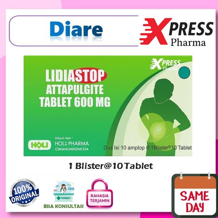 XPRESS  Lidiastop Obat Diare Lidia Stop Atapulgite Entrostop Holi