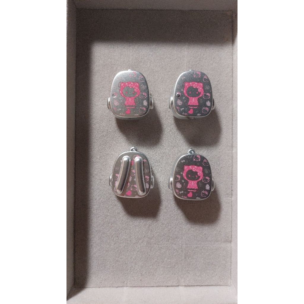 manik akrilik tas hello kitty silver