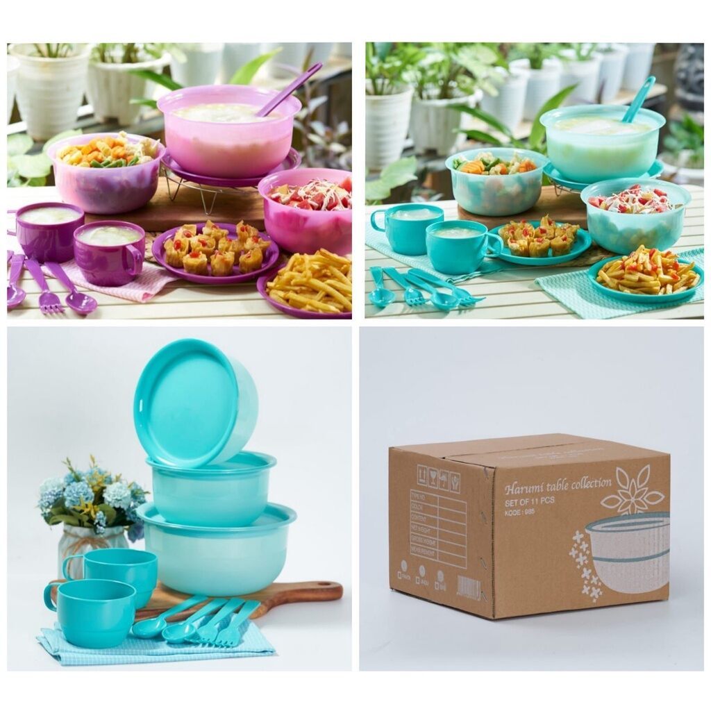 PRASMANAN TEMPAT MAKAN HARUMI SET 11 PCS