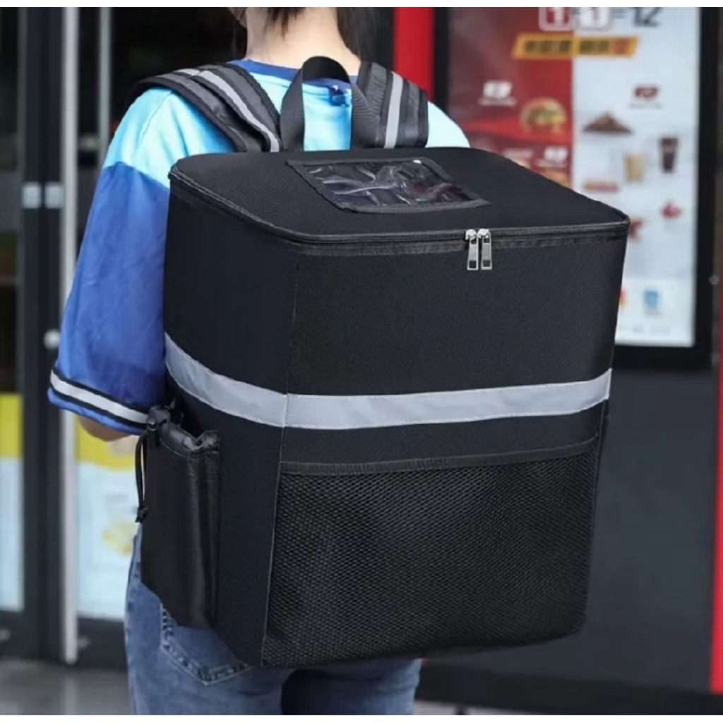 Tas kurir pengantar makanan panas/dingin tas delivery tas grab food Go food