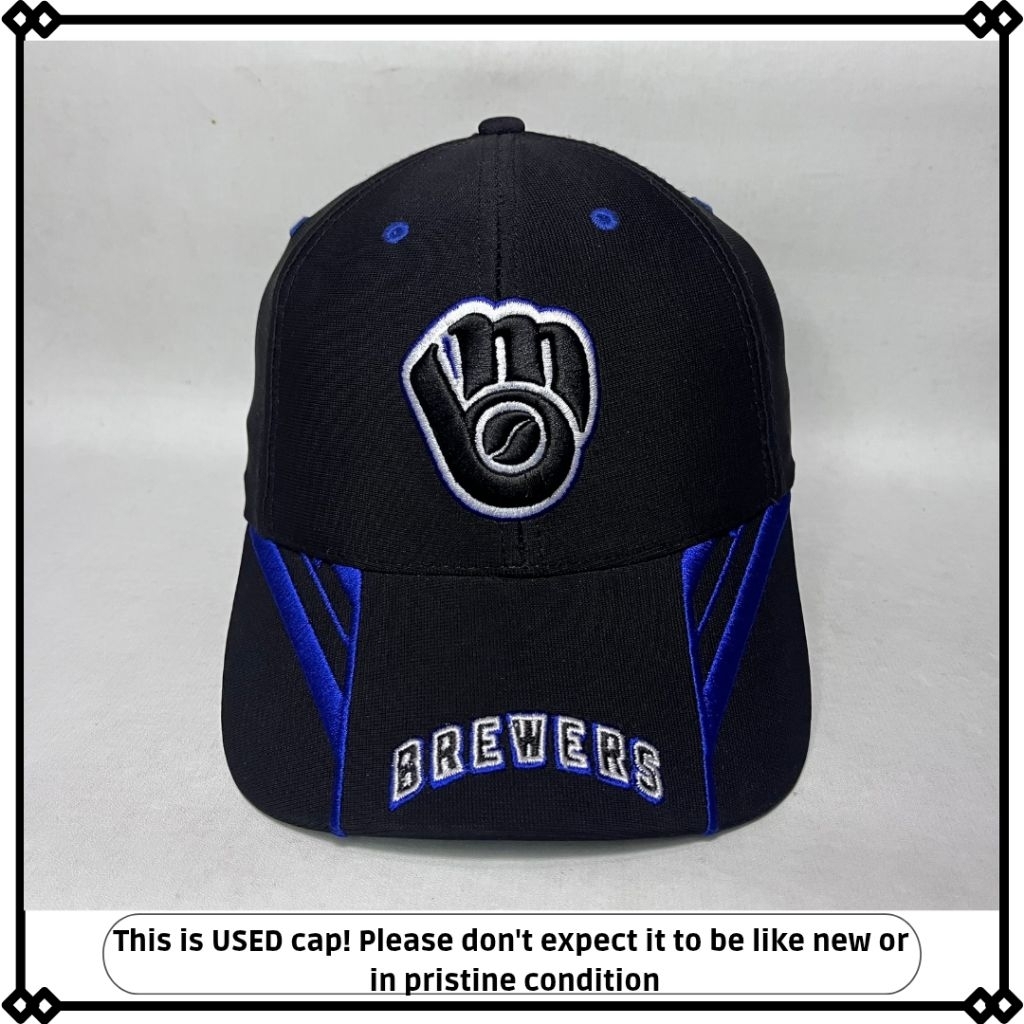 topi MLB Milwaukee brewers setelan unisex original second 47brand