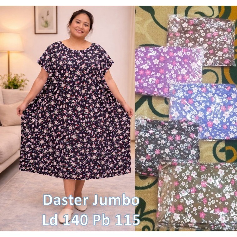 Daster jumbo Ld 130 -140 murah payung  / Baju tidur ibu hamil jumbo xxxxl murah / Daster ibu hamil l