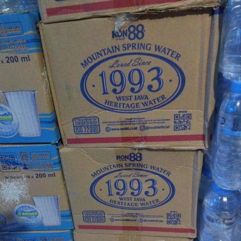 AIR MINUM RON88 CUP 200ML RON88  GELAS 48X200ML 1DUS