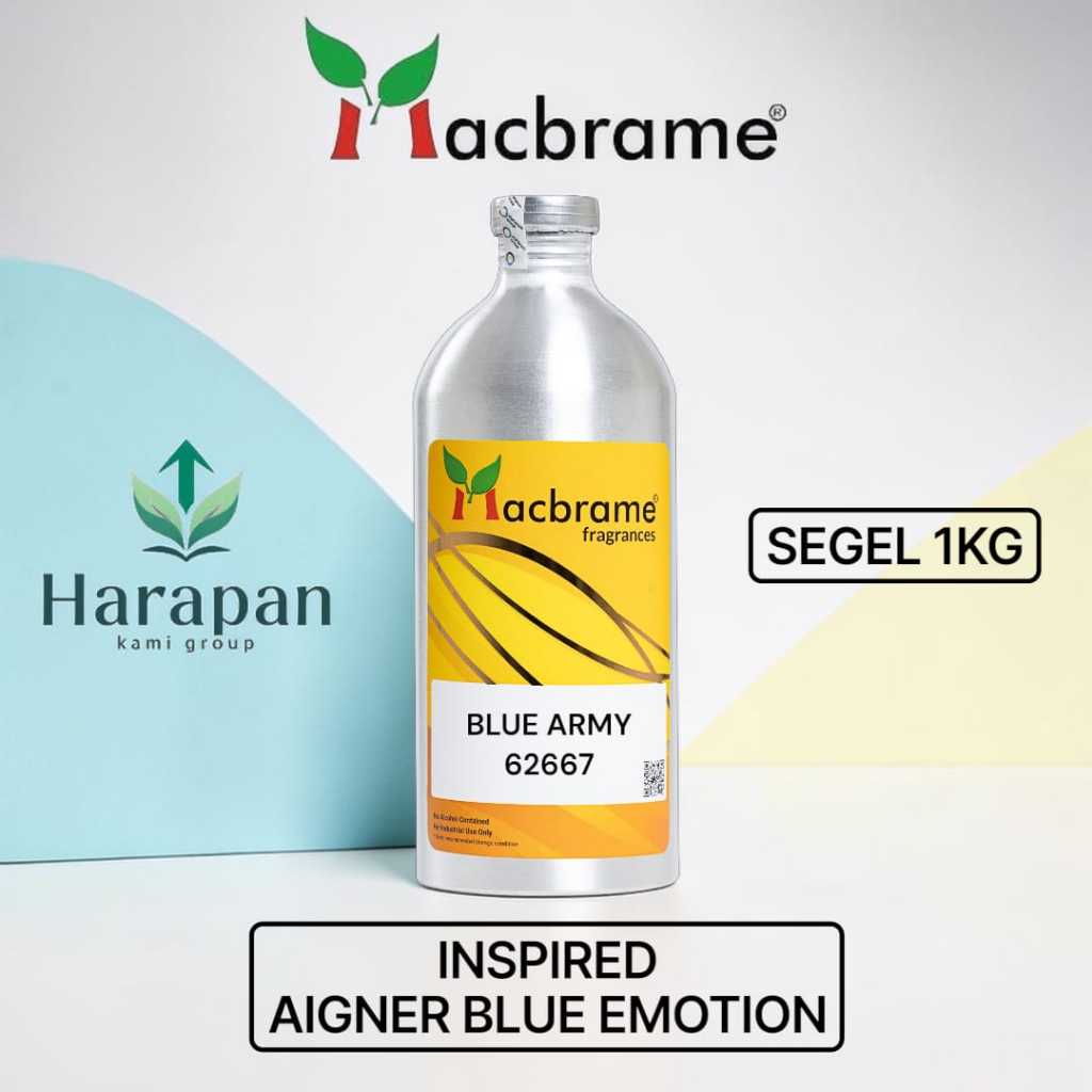 BLUE ARMY BIBIT PARFUME AIGNER BLUE EMOTION BY MACBRAME SEGEL 1KG