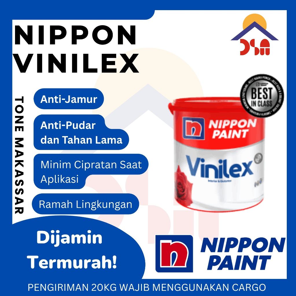 CAT TEMBOK INTERIOR & EKSTERIOR NIPPON VINILEX 5KG