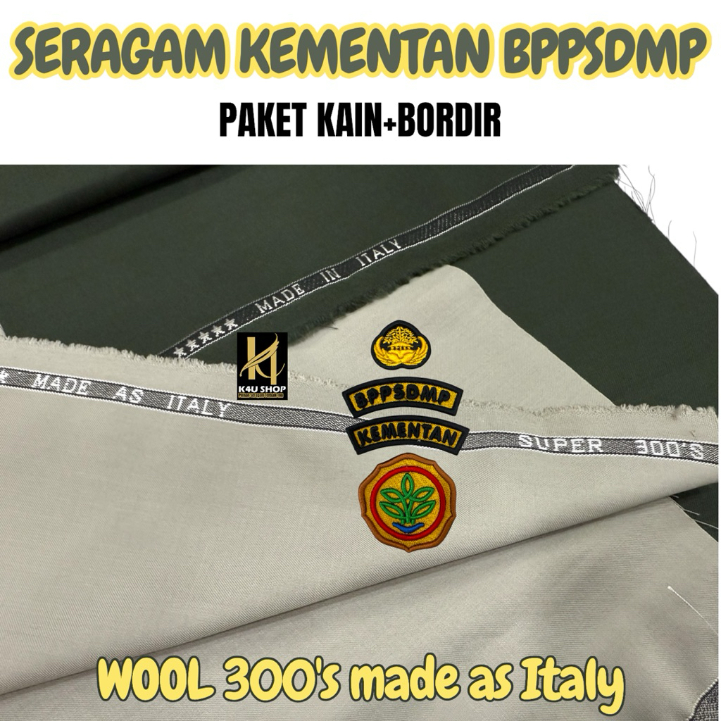 Kain PDH Dinas Pertanian Kain Kementan PDH Kain Seragam Kementan BPPSDMP Kementan 300's