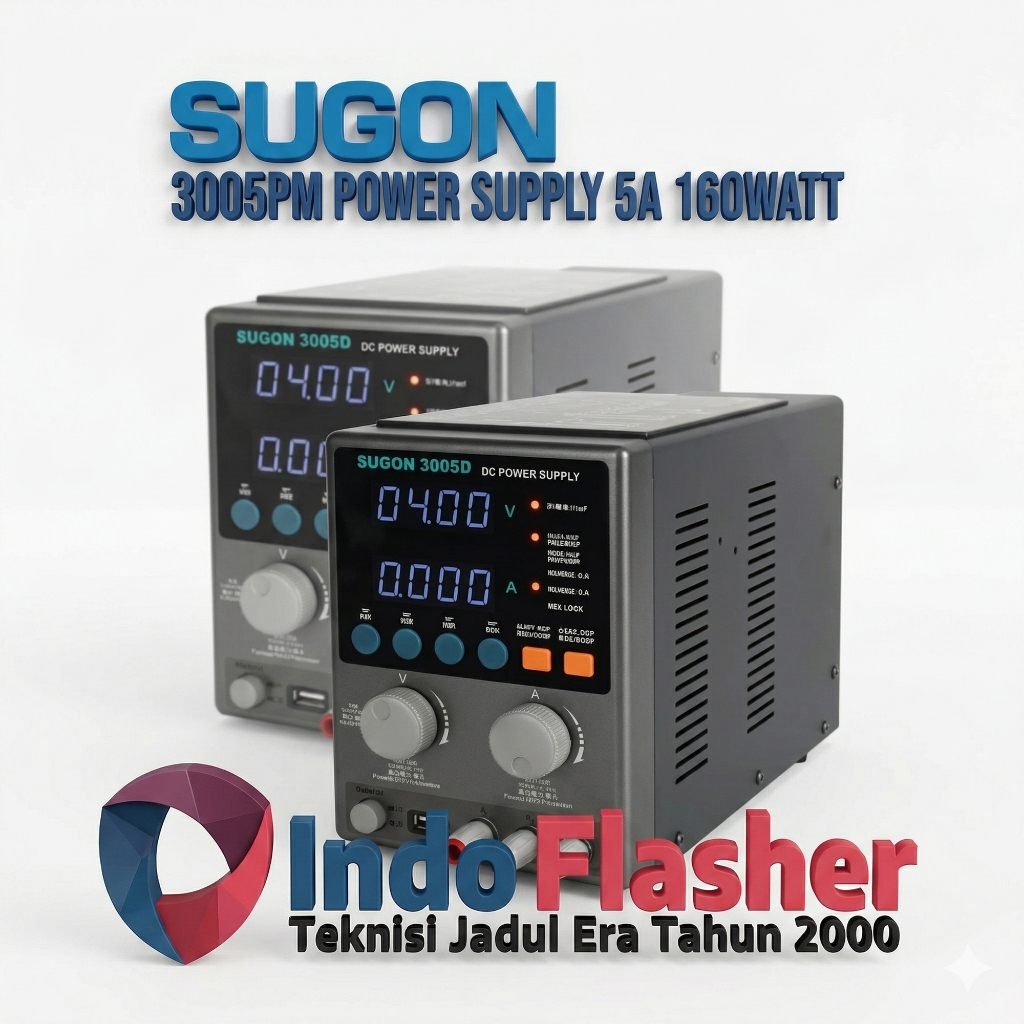 Sugon 3005PM Power Supply 5A 160Watt - Sugon 3005 PM - PSU Adjustable 4 Digit Display