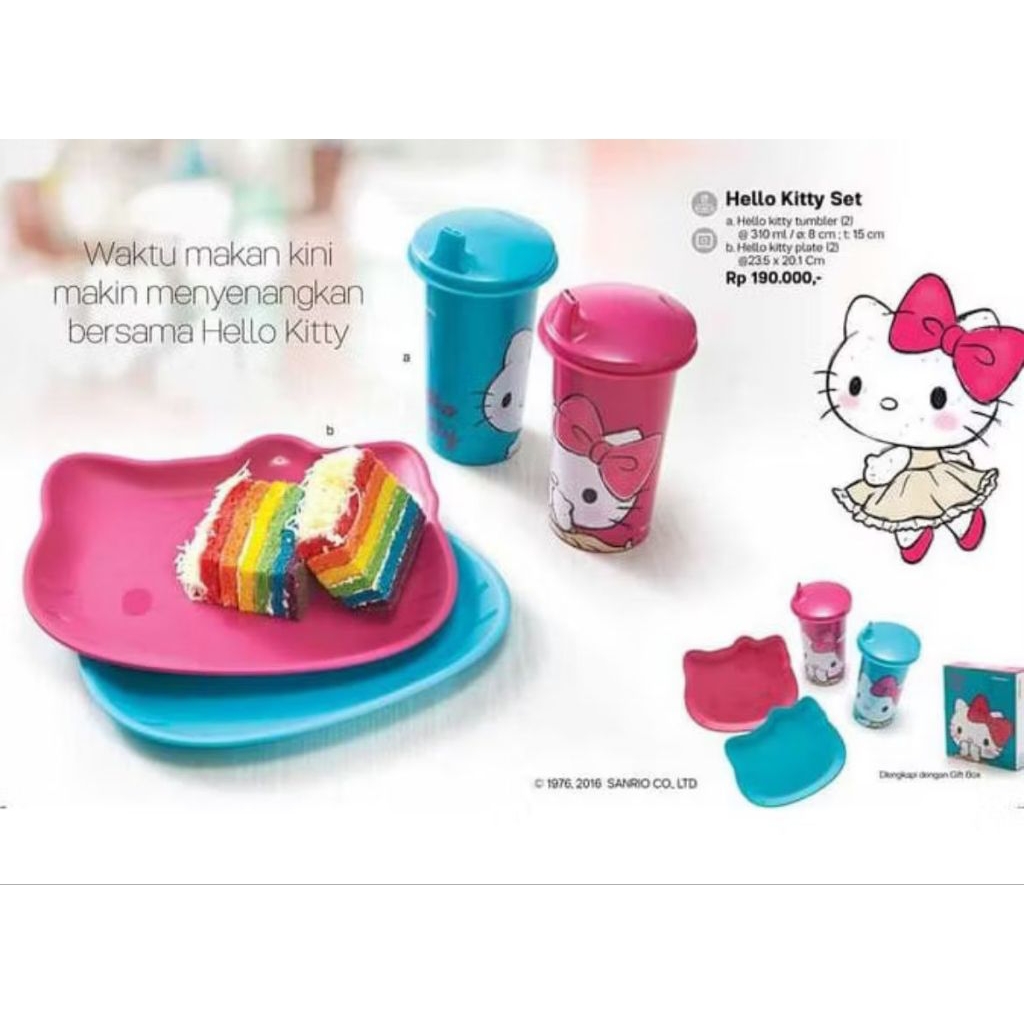 hello kitty set tupperware