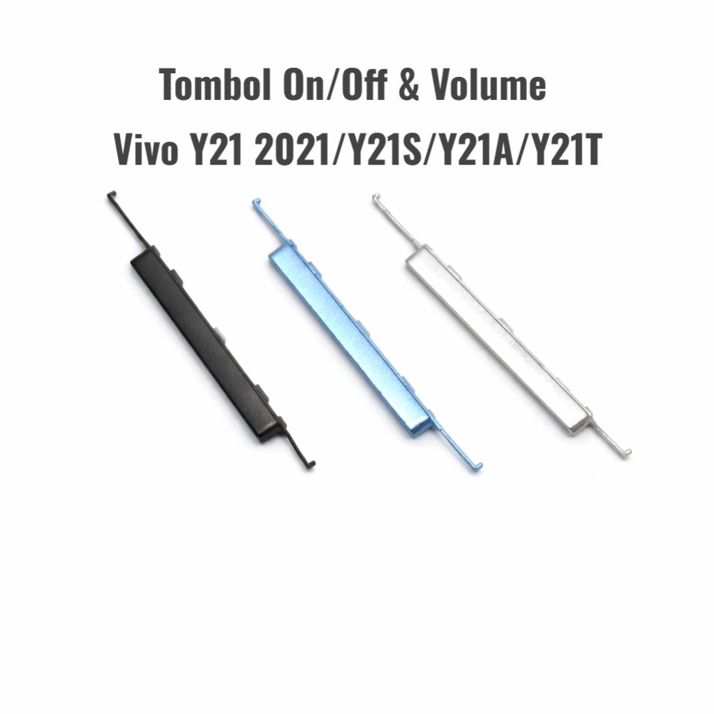 Tombol On/Off & Volume Vivo Y21 2021 / Y21A / Y21S / Y21T  I Tombol Luar Power & Volume naik Turun I
