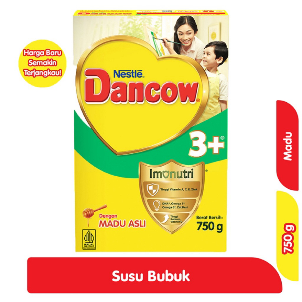 Dancow 3+ Susu Anak 3-5 tahun Madu 750g