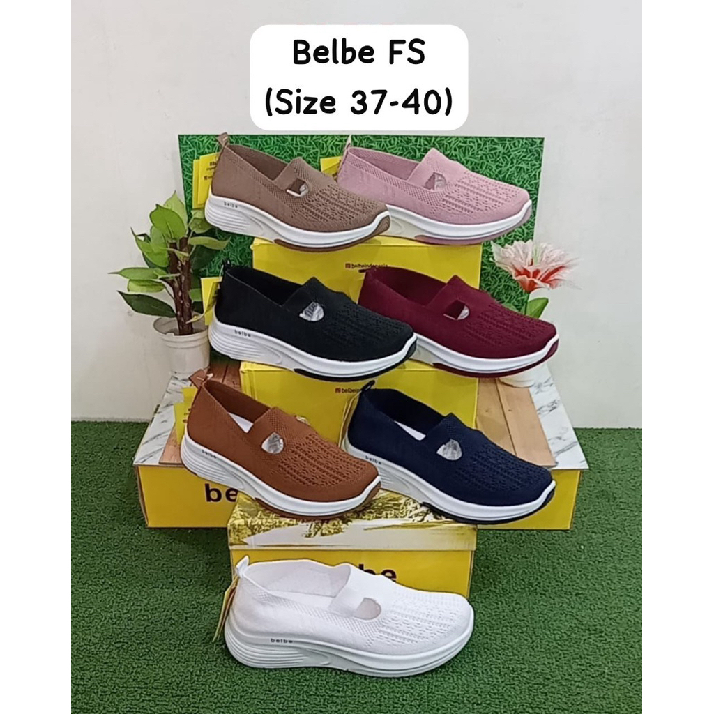 Super Promo Belbe Import Original Sepatu rajut wanita belbe