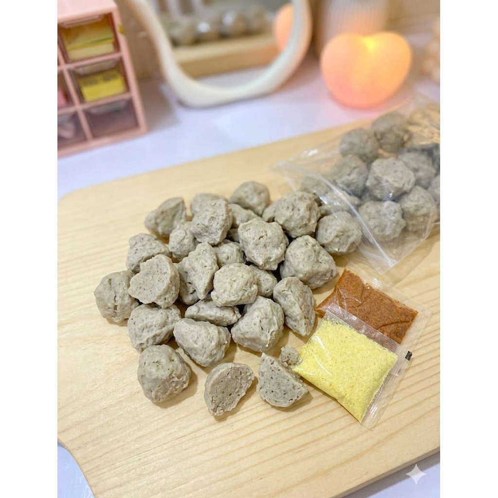 500 gram Basreng Ikan basreng Mentah Baso goreng Basmut basreng gurih pedas oleh oleh has bandung