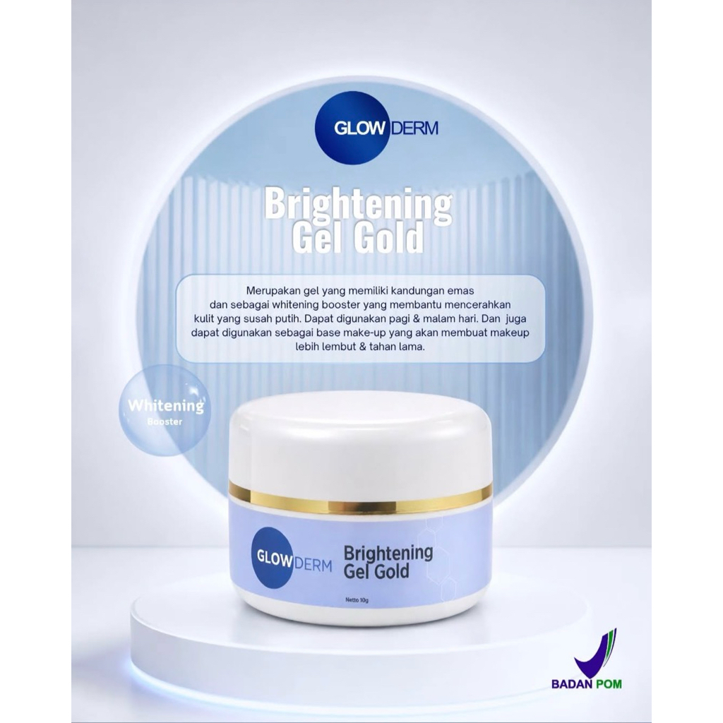 GLOWDERM - Brightening Gel Gold | whitening booster