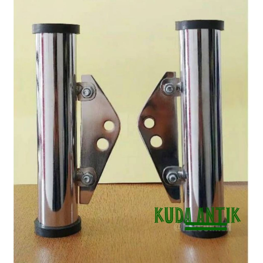 DUDUKAN BRAKET KUPINGAN LAMPU PESEK SETELAN CB GL MEGAPRO TIGER RX KING SCORPIO