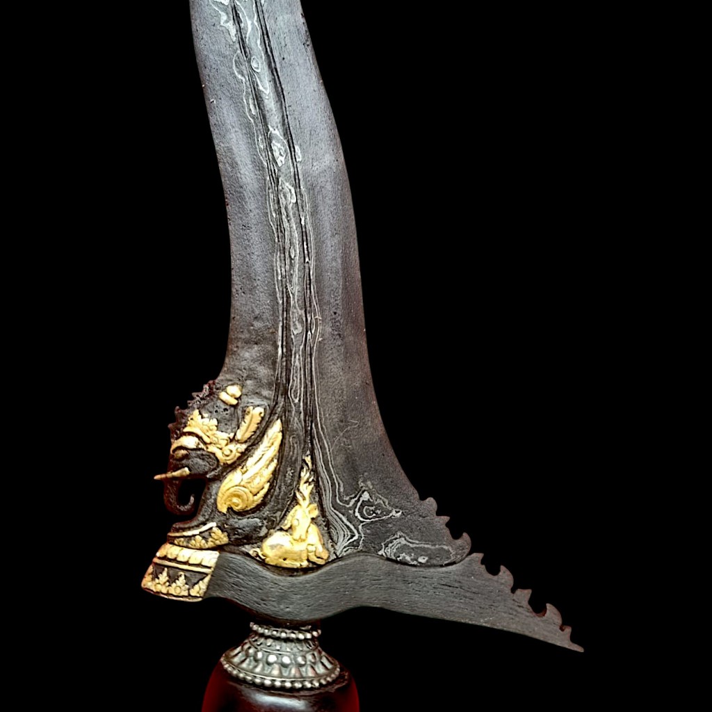 Keris Naga Liman Luk 5 Kinatah Emas HB V