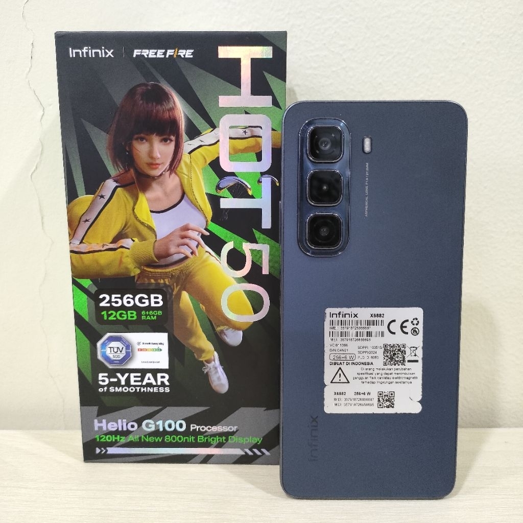 Handphone Infinix Hot 50 Ram 6 256 GB