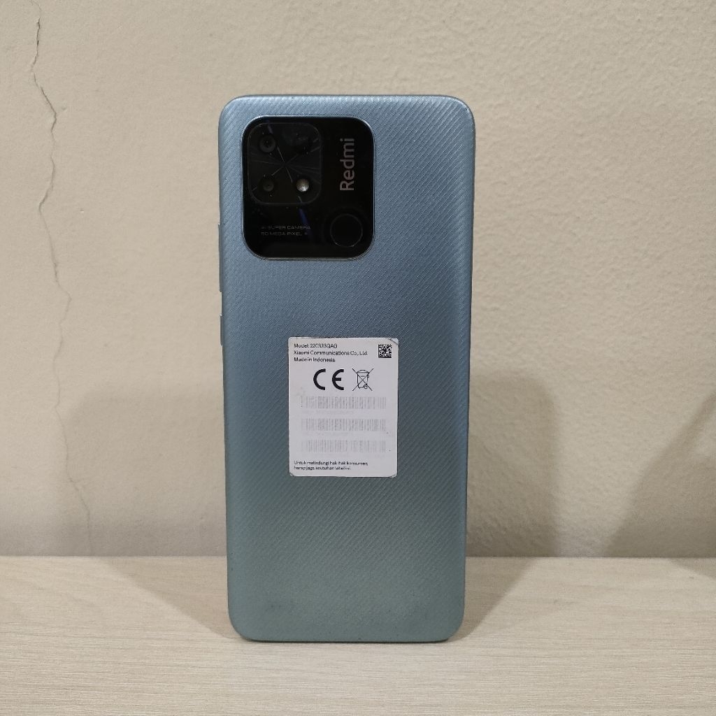 Handphone Xiaomi Redmi 10C Ram 4 64 GB ( Batangan, Tanpa Charger )