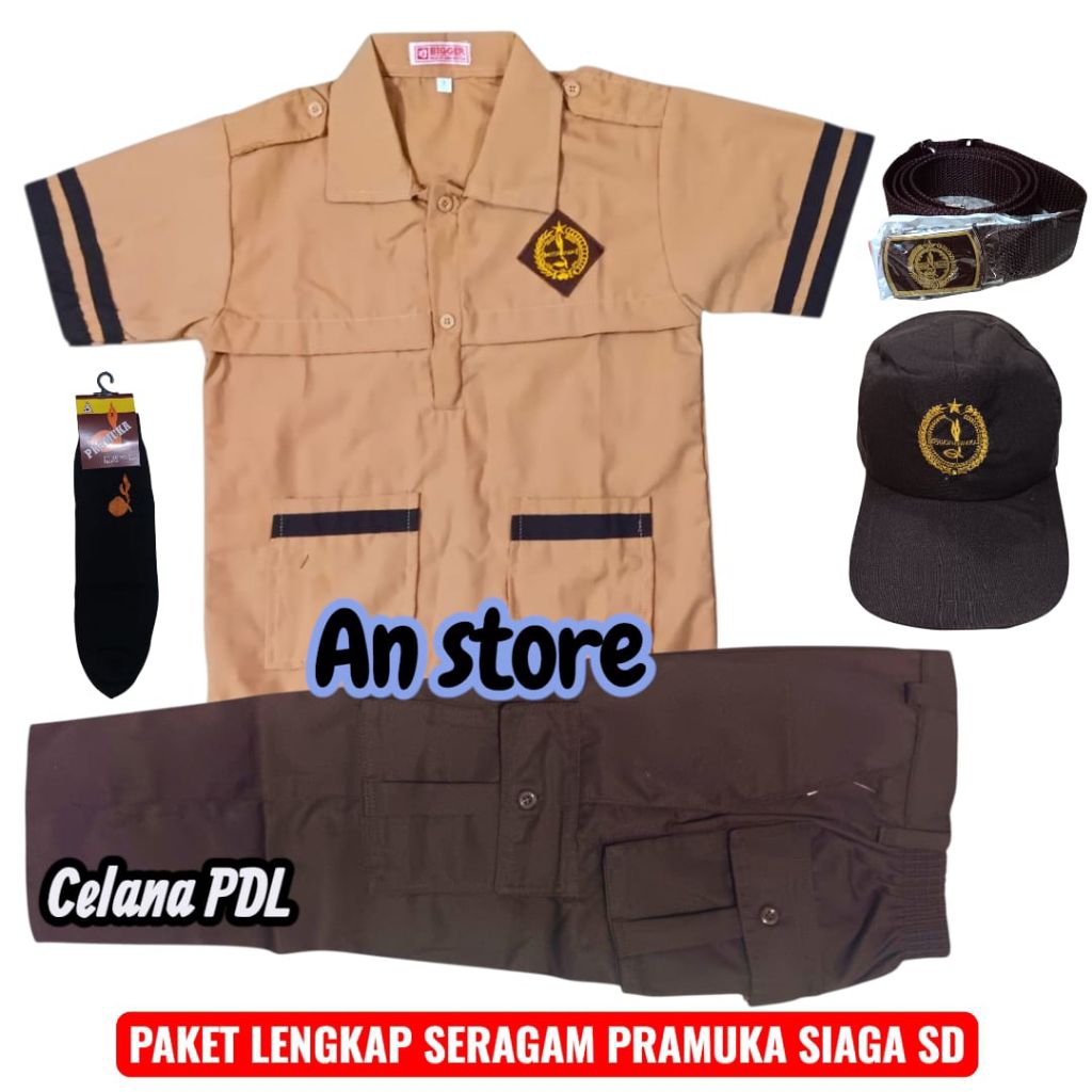 Seragam pramuka siaga sd laki laki,Celana pramuka PDL sd laki laki,Baju pramuka siaga sd laki laki