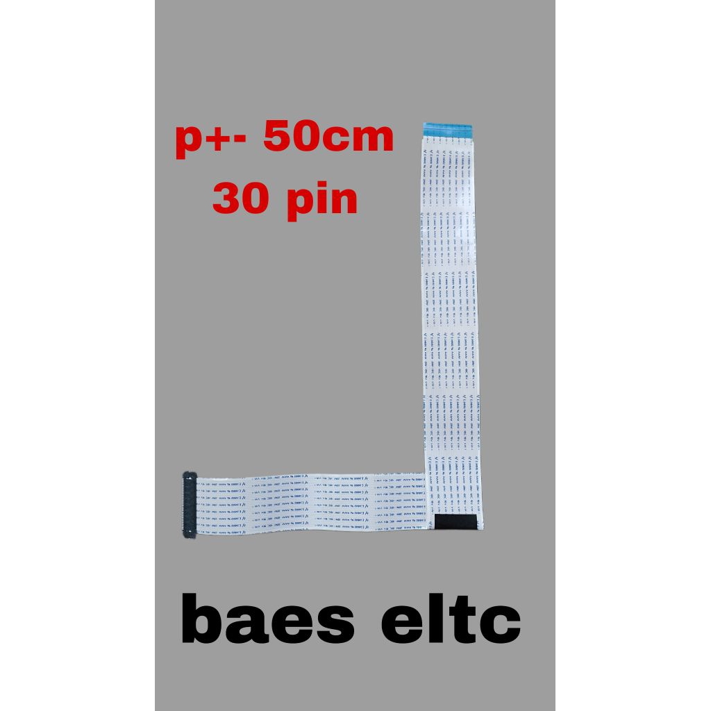 KABEL-LVDS-FLEXIBLE-30-PIN-PANJANG-50CM-BENGKOK