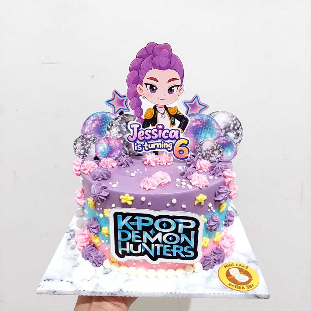 Topper KPop Demon Hunters // Hiasan Cake KPop Demon Hunters // Topper Custom KPop Demon Hunters
