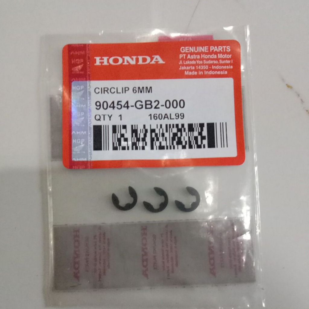 Circlip Clip 6mm Kampas ganda Vario 110 BeAT FI BeAT Pop Scoopy Genio Spacy