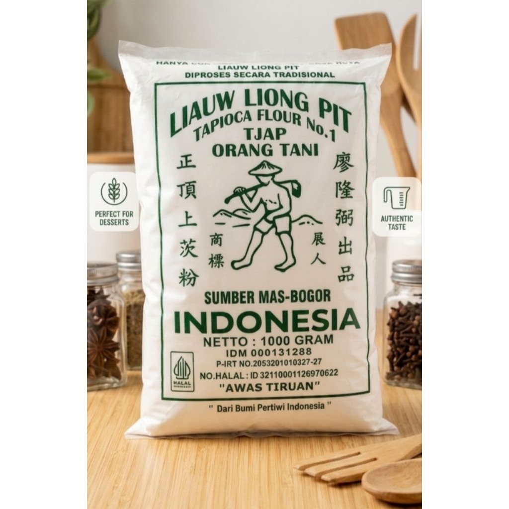 SAGU LIAUW LIONG PIT / SAGU TANI LIONG PIT / SAGU TANI ORIGINAL / SAGU PAK TANI 1KG