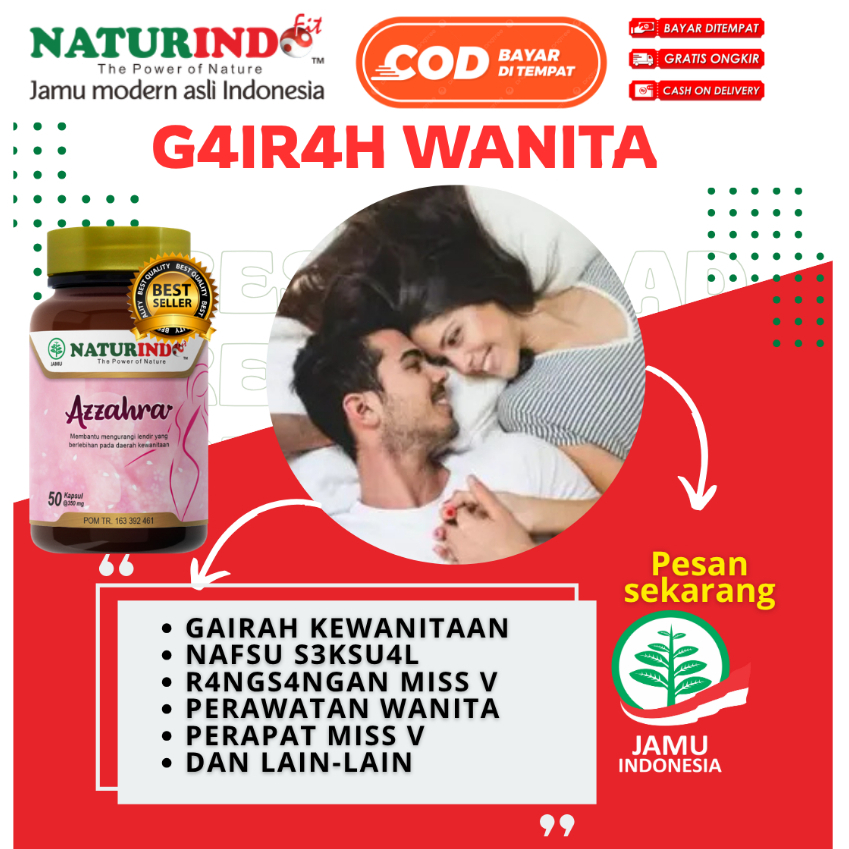 Suplemen wanita Penambah Gairah Wanita Tingkatkan Stamina Wanita AZZAHRA NATURINDO