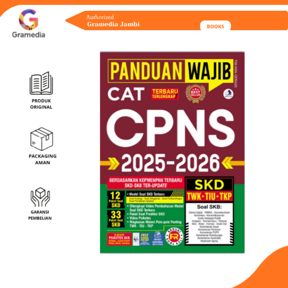 Gramedia Jambi - Buku CPNS PANDUAN WAJIB CAT CPNS 2025-2026