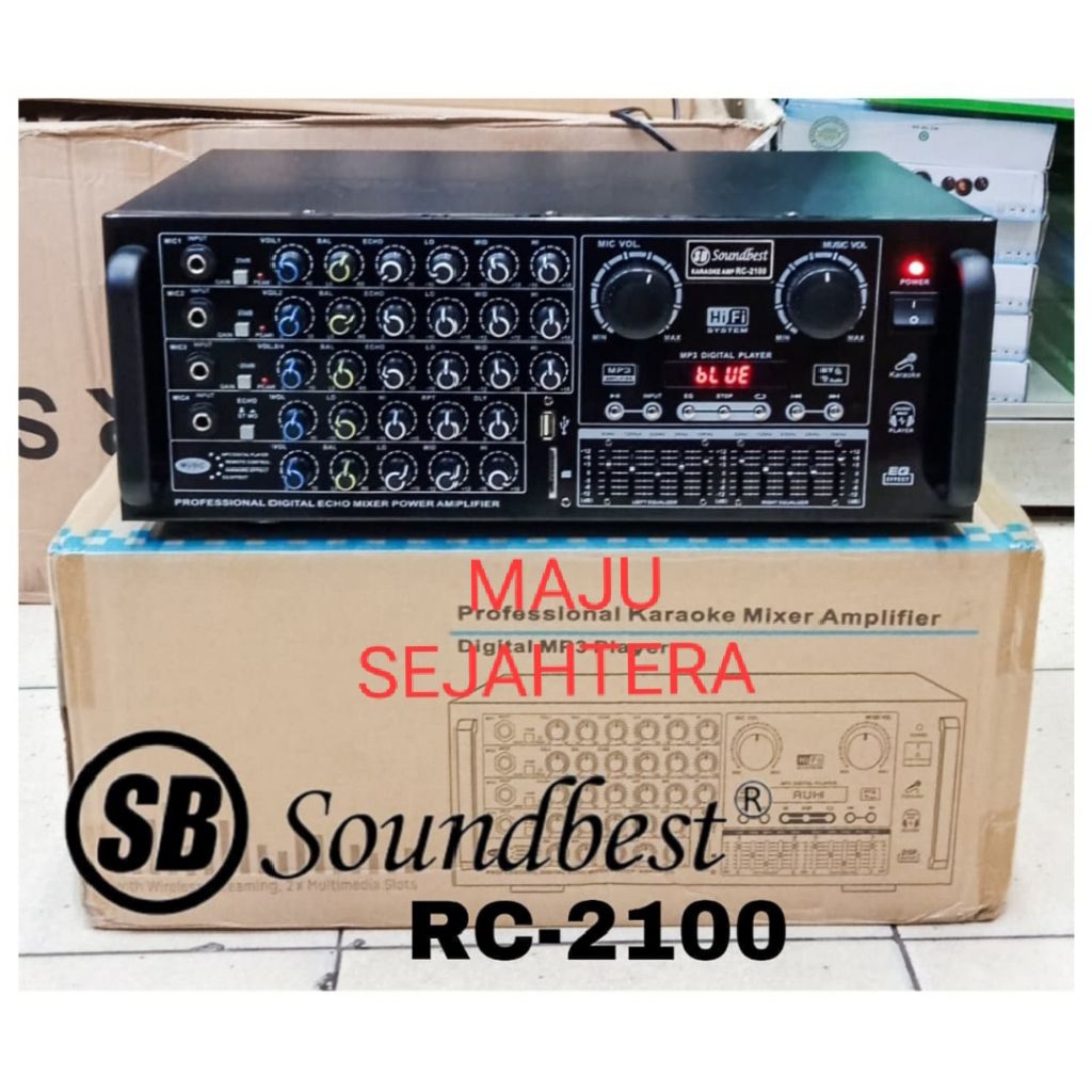 AMPLIFIER BLUETOOTH SOUNDBEST RC 2100
