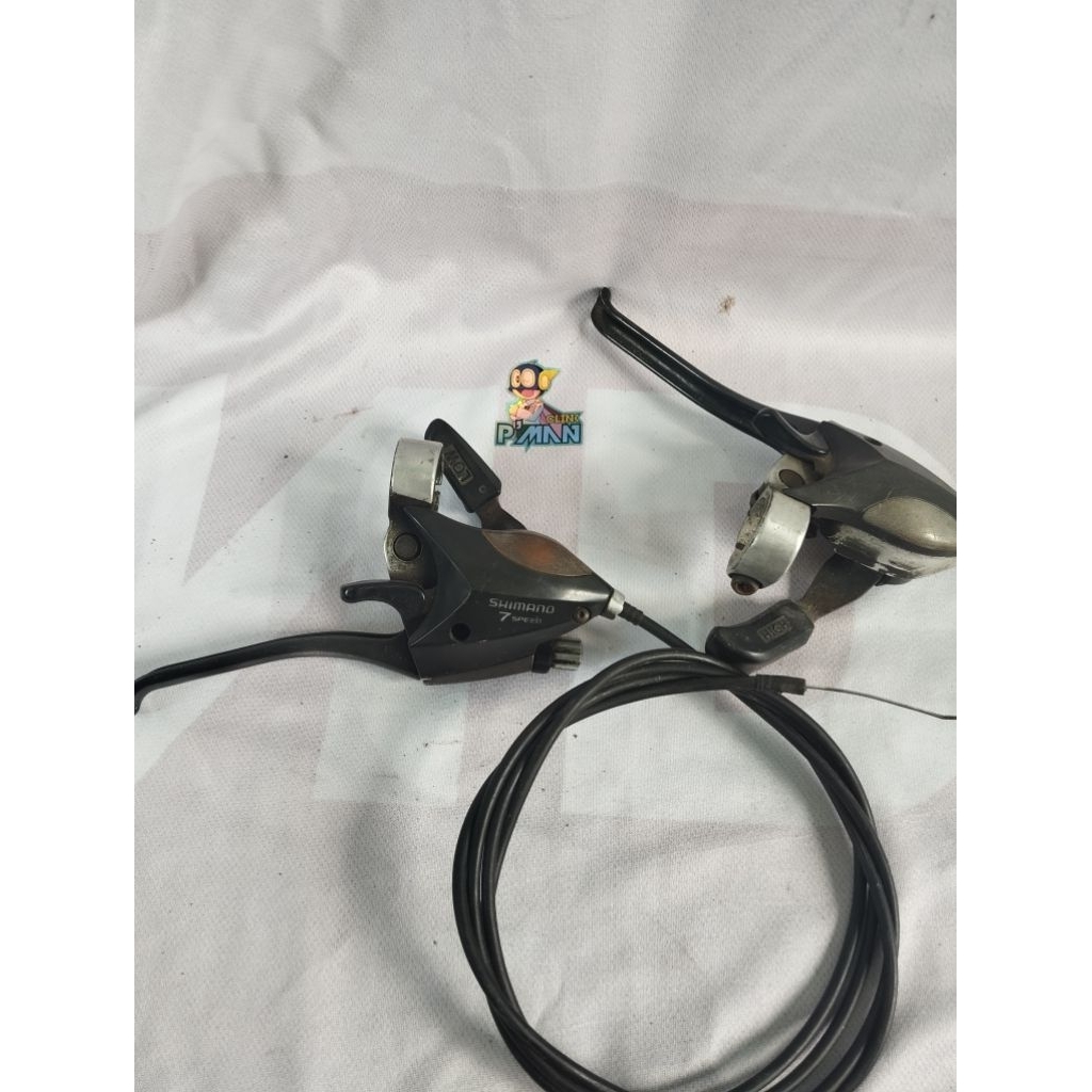 SHIMANO Original Brake shifter 3x7speed made in Malaysia