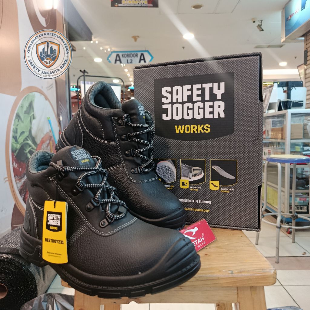 Sepatu Safety Jogger Works BestBoy231 S3 Sepatu Safety Jogger Dengan Baja Anti-Slip
